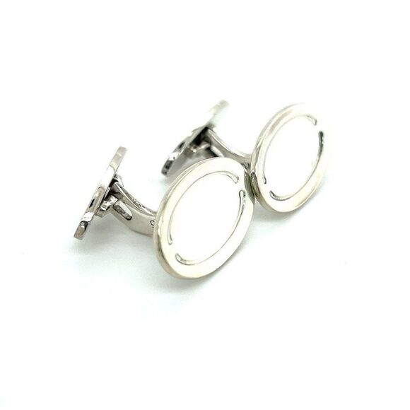 Georg Jensen Estate Mens Cufflinks Silver GJ18 - Picture 3 of 8